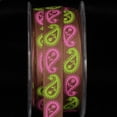 thumbnail image 1 of The Ribbon People Brown and Green Paisley Wired Craft Ribbon 0.5" x 27 Yards, 1 of 2
