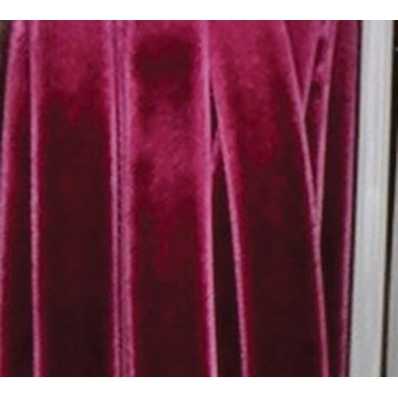 The Ribbon People Burgundy Red Soft Woven Edge Decorating Ribbon 1.5" x 22 Yards