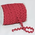 thumbnail image 1 of The Ribbon People Burgundy Red Woven Edge Ric Rac Christmas Craft Ribbon 0.25" x 55 Yards, 1 of 2