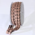 thumbnail image 1 of The Ribbon People Chocolate Brown Blocks Woven Edge Craft Ribbon 0.75" x 40 Yards, 1 of 2
