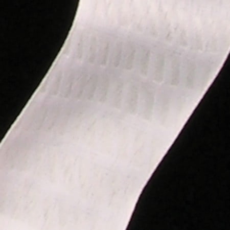 The Ribbon People Cream White Diagonal Striped Woven Taffeta Wired Craft Ribbon 1.5" x 54 Yards