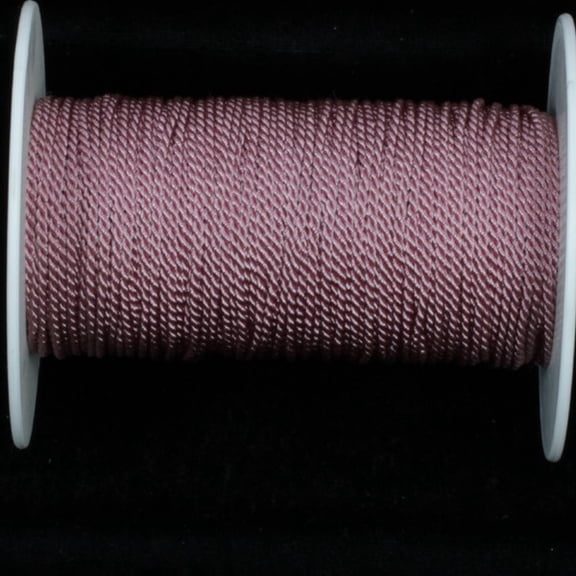 Dusty Rose Braided Cording Craft Ribbon 0.1" x 220 Yards