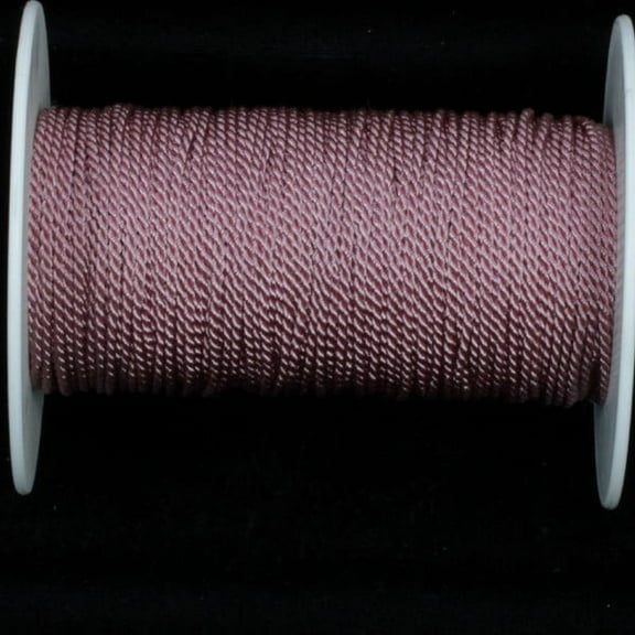 Dusty Rose Braided Cording Craft Ribbon 0.1" x 220 Yards