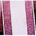 thumbnail image 1 of Dusty Rose and Pearl White Striped Organdy Margaritte Craft Ribbon 0.5" x 120 Yards, 1 of 2