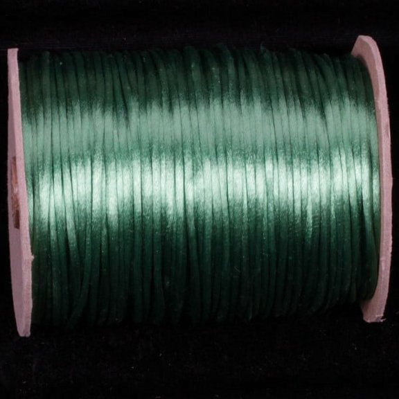 Emerald Green Solid Satin Cording Craft Ribbon 0.25" x 144 Yards
