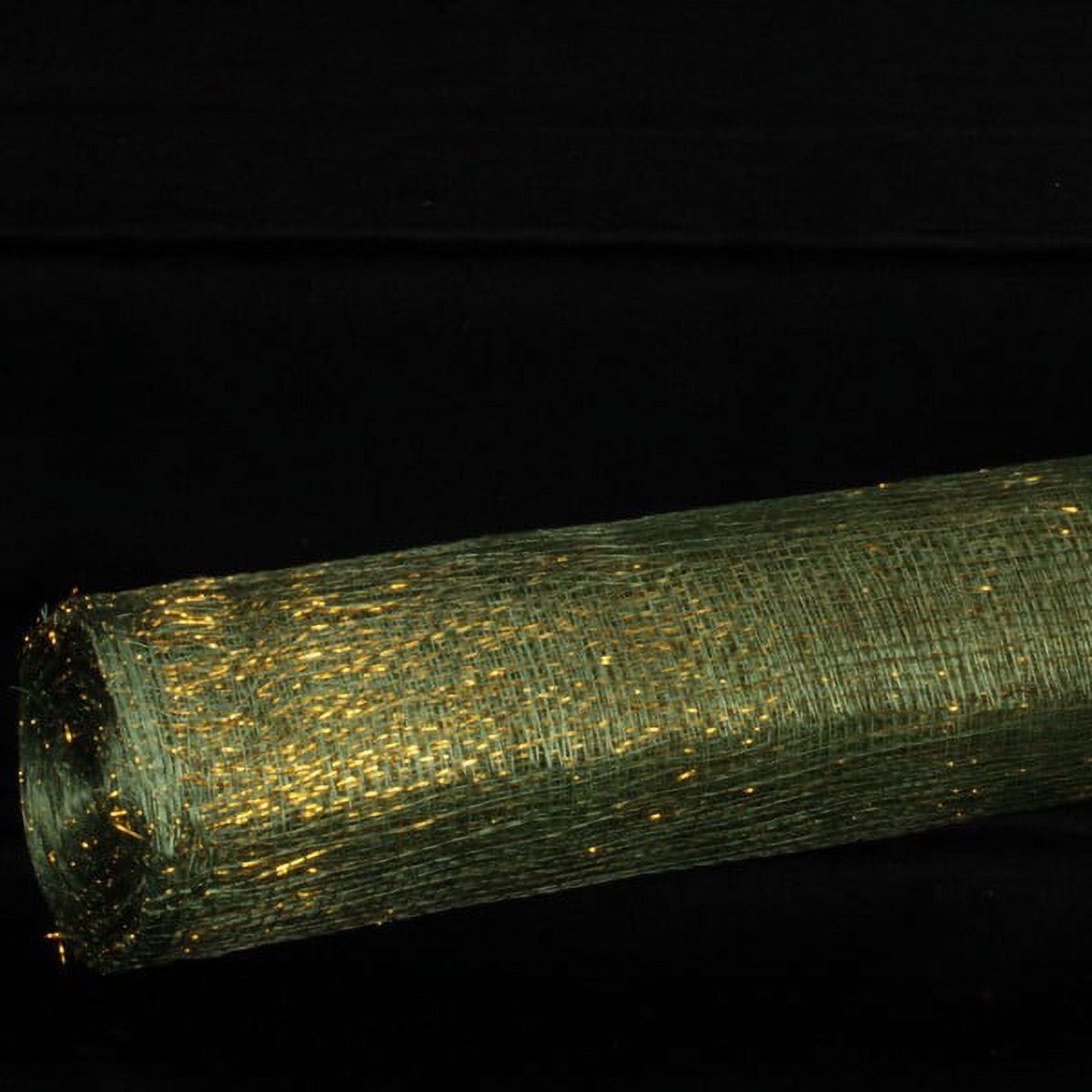 The Ribbon People Forest Green and Gold Wired Sinamay Abaca Fiber ...