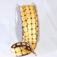 thumbnail image 1 of The Ribbon People Gold Blocks Woven Edge Craft Ribbon 0.75" x 40 Yards, 1 of 2