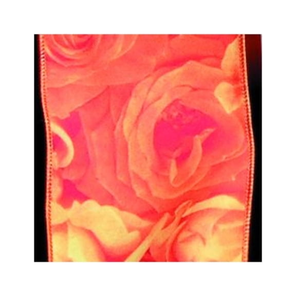 The Ribbon People Gold and Orange Bundled Ribbon 6mm x 20 Yards