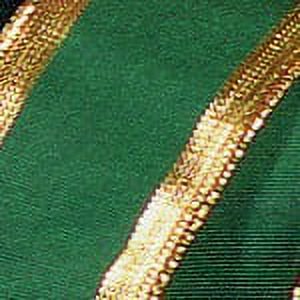 The Ribbon People Green Hunter Grosgrain and Gold Wired Craft Ribbon 1.5" x 27 Yards