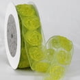 thumbnail image 1 of The Ribbon People Green Sheer Elegance Roses Wired Craft Ribbon 1.5" x 11 Yards, 1 of 1