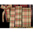 thumbnail image 1 of The Ribbon People Green and Red Tartan Cut Edge Craft Ribbon 2.75" x 66 Yards, 1 of 2