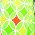 thumbnail image 1 of The Ribbon People Green and Yellow Retro Psychedelic Print Wired Craft Ribbon 1.5" x 40 Yards, 1 of 2