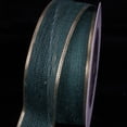 thumbnail image 1 of The Ribbon People Hunter Green and Gold Edge Wired Craft Ribbon 1.5" x 40 Yards, 1 of 2