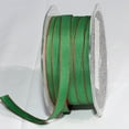 thumbnail image 1 of The Ribbon People Hunter Green and Shimmering Red Narrow Edge Wired Craft Ribbon 0.37" x 55 Yards, 1 of 2