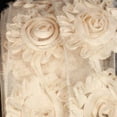 thumbnail image 1 of The Ribbon People Ivory 3D Flower Wired Craft Ribbon 2.25" x 10 Yards, 1 of 2