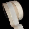 thumbnail image 1 of The Ribbon People Ivory Solid Edge Wired Craft Ribbon 1.5" x 54 Yards, 1 of 2
