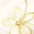 thumbnail image 1 of The Ribbon People Ivory and Gold Floral Print Wired Craft Ribbon 4" x 10 Yards, 1 of 2