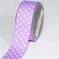 thumbnail image 1 of The Ribbon People Lavender Purple and White Polka Dotted Grosgrain Craft Ribbon 1.5" x 88 Yards, 1 of 2