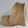 thumbnail image 1 of The Ribbon People Natural Brown Burlap Wired Craft Ribbon 2" x 40 Yards, 1 of 2
