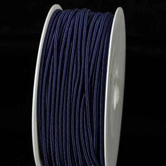 The Ribbon People Navy Blue Solid Wired Craft Ribbon 0.25" x 110 Yards