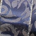 thumbnail image 1 of The Ribbon People Navy Blue and Silver Reversible Wired Edge Craft Ribbon 2" x 20 Yards, 1 of 1