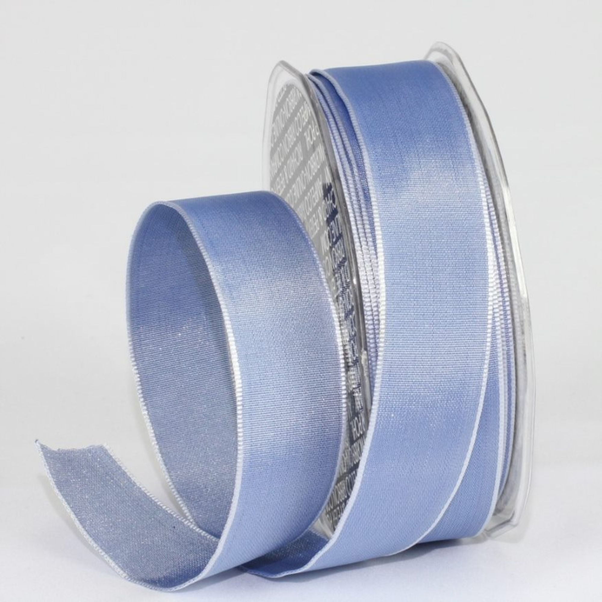 The Ribbon People Ocean Blue Solid Wired Craft Ribbon 1