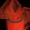 thumbnail image 1 of The Ribbon People Orange Contemporary Tulle Craft Ribbon 6" x 275 Yards, 1 of 1