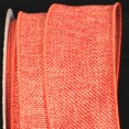 thumbnail image 1 of The Ribbon People Orange Fine Burlap Wired Craft Ribbon 2" x 40 Yards, 1 of 2
