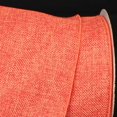 thumbnail image 1 of The Ribbon People Orange Fine Burlap Wired Craft Ribbon 6" x 20 Yards, 1 of 2