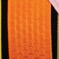 thumbnail image 1 of The Ribbon People Orange Scales Wired Craft Ribbon 1.5" x 40 Yards, 1 of 2