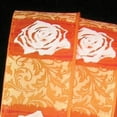 thumbnail image 1 of The Ribbon People Orange Yam and Red Rose Print Wired Craft Ribbon 1.5"x 40 Yards, 1 of 2