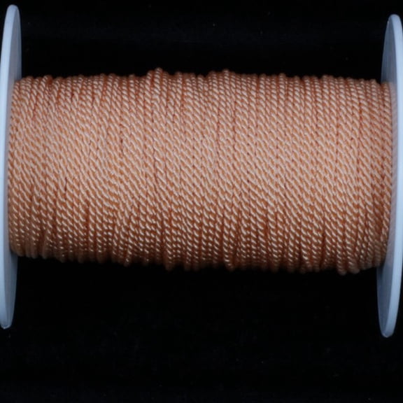 Peach Braided Cording Craft Ribbon 0.1" x 220 Yards