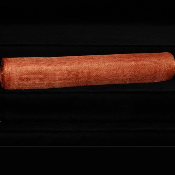 Peach Orange Sinamay Abaca Fiber Craft Ribbon 18" x 16 Yards
