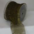 thumbnail image 1 of The Ribbon People Pine Green Solid Gathered Woven Edge Ribbon 2.5" x 16 Yards, 1 of 2