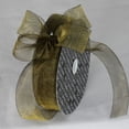 thumbnail image 1 of The Ribbon People Pine Green and Brown Shimmering Crystal Organdy Ribbon 1" x 55 Yards, 1 of 1