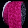 thumbnail image 1 of The Ribbon People Pink Contemporary Roses Wired Craft Ribbon 4" x 10 Yards, 1 of 2