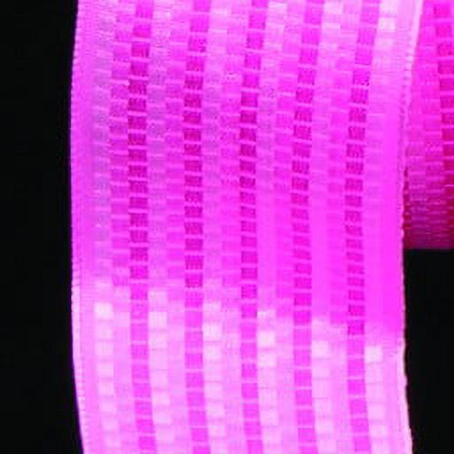 The Ribbon People Pink Small Mixed Block Print Wired Craft Ribbon 1.5" x 54 Yards