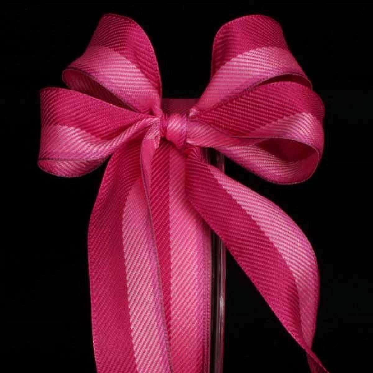 The Ribbon People Pink Stripe Wired Craft Ribbon 0.75" x 108 Yards