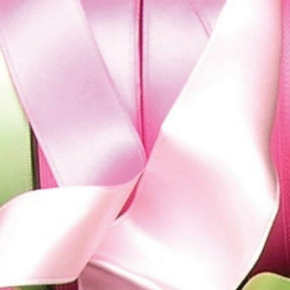 The Ribbon People Pink Two-Tone Double Face Wired Craft Ribbon 1.5" x 27 Yards
