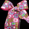 thumbnail image 1 of The Ribbon People Pink and Blue Retro Wired Craft Ribbon 1.5" x 27 Yards, 1 of 2