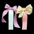 thumbnail image 1 of The Ribbon People Pink and White Striped Grosgrain Woven Craft Ribbon 1.5" x 55 Yards, 1 of 2