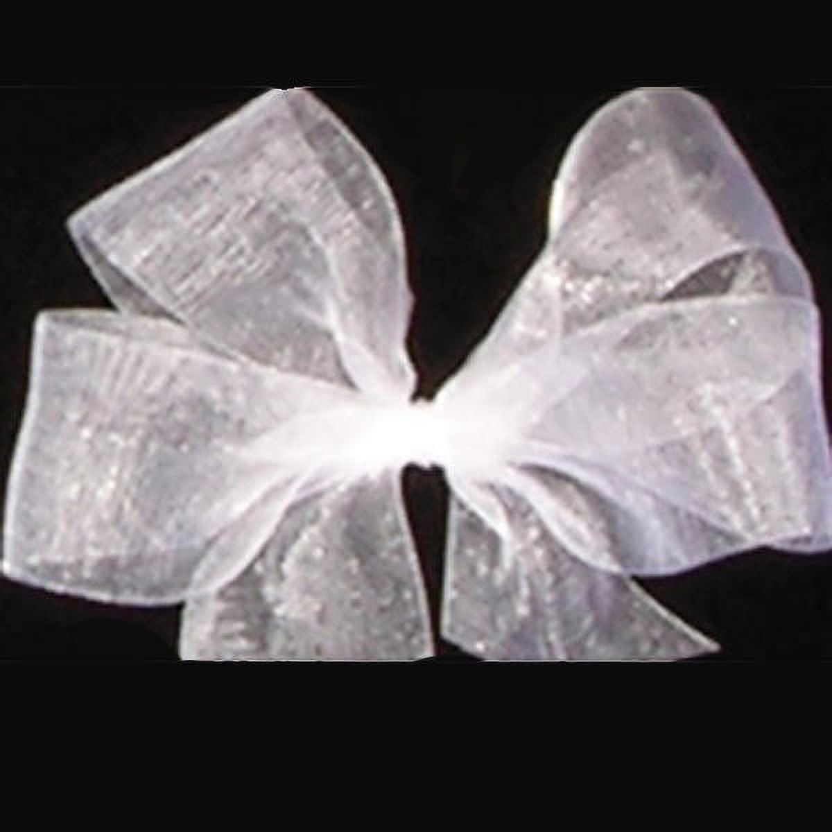 Organdy Ribbion The Ribbon People Pure White Solid Organdy Craft Ribbon 4