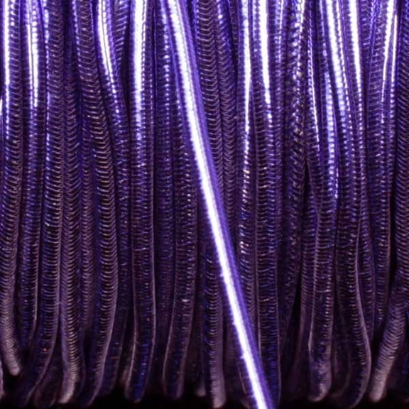 The Ribbon People Purple Braided Elastic Craft Cord 0.25" x 218 Yards