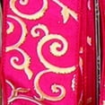 thumbnail image 1 of The Ribbon People Red and Gold Swirl Wired Craft Ribbon 1.5" x 40 Yards, 1 of 2
