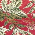 thumbnail image 1 of The Ribbon People Red and Green Mistletoe Wired Craft Ribbon 4" x 20 Yards, 1 of 2