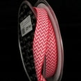 thumbnail image 1 of The Ribbon People Red and White Chevron Wired Craft Ribbon 0.75" x 108 Yards, 1 of 2