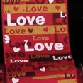 thumbnail image 1 of The Ribbon People Red and White "Love" Printed Wired Craft Ribbon 1.5" x 40 Yards, 1 of 2