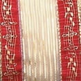 thumbnail image 1 of The Ribbon People Scarlet Red and Gold Semi Sheer Wired Craft Ribbon 2.5" x 20 Yards, 1 of 2