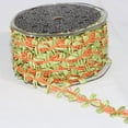 thumbnail image 1 of Set of 2 Florescent Pink and Neon Green Rococo Trim Craft Ribbon 0.625" x 54 Yards, 1 of 2