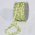 thumbnail image 1 of Set of 2 Ivory and Green Rococo Decorative Trim Craft Ribbon 0.625" x 54 Yards, 1 of 2